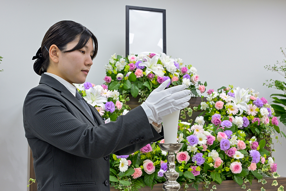 京王メモリアルの社員インタビューの波場美成のメイン画像
